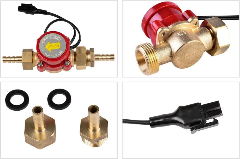 Cloudray Water Flow Switch Sensor DC 0-110V Caliber: 8mm HT-30 for Protecting CO2 Laser Tube - Image 5